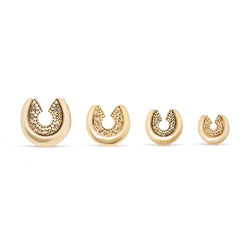 Horseshoe Gold Plated Saddle Plug — Price Per 1