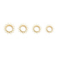Blooming Yellow Gold Plated Tunnel — Standing Up and Laying Down