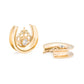 Crystal Diadem Gold Plated Saddle Plug