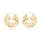 16g Hollow Keyhole Filigree Brass Earrings — Price Per 2