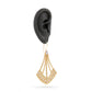 18g Art Deco Chandelier Brass Earrings — Price Per 2 (back)