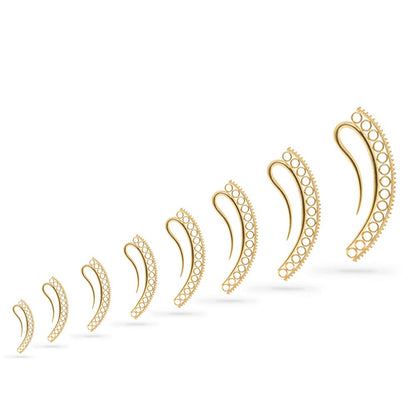Indian Mehndi Curved Hanger — Price Per 1 (sizes)