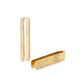 Polished Brass Hammered Clip Ear Weight — Price Per 2