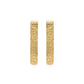 Polished Brass Hammered Clip Ear Weight — Price Per 1