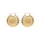 16g Polished Brass Sand Dollar Earrings — Price Per 2