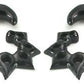 Tear Drop Black Horn Spiral Earrings Body Jewelry - Price Per 2