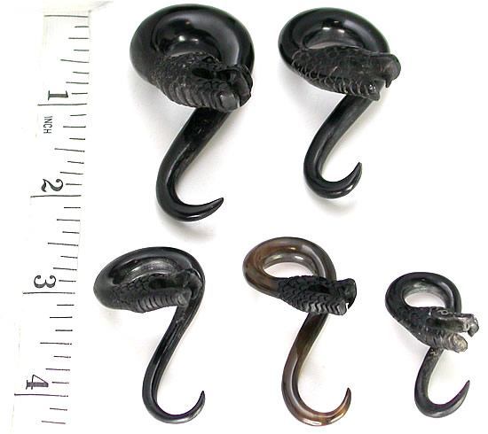 Snake Head Horn Hangers — Price Per 2