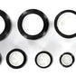 Horn Tunnel with Sterling Silver Interior Organic Plug 8mm-24mm - Price Per 1