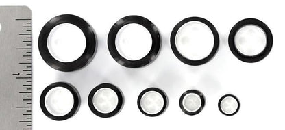 Horn Tunnel with Sterling Silver Interior Organic Plug 8mm-24mm - Price Per 1 - Painful Pleasures