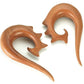 Coiled Red Saba Wood Hanger — Pick Size — Price Per 1 - Painful Pleasures