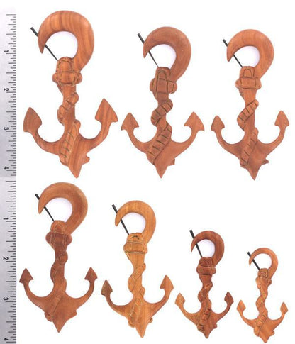 Saba Wood Anchor Hanger — Price Per 1 - Painful Pleasures