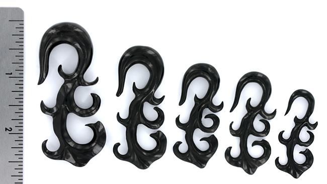 Ivy Anchor Horn Hanger Body Jewelry 6g - 00g - Price Per 2