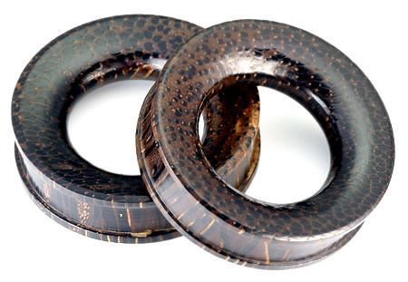PALM Wood Tunnel - Organic Body Jewelry 6mm up to 51mm - Price Per 1