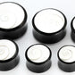 Shiva Eye Shell Inlayed on a Horn Plug Organic Body Jewelry 12mm - 31mm - Price Per 1