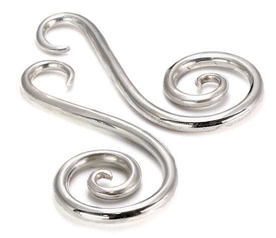 Sterling Silver Coil Ear Hanger — Price Per 1