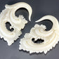 MAJESTIC Natural Bone Organic Body Jewelry 2mm - 6mm - Price Per 1
