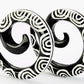 Calypto Wholesale Organic Body Jewelry Horn Tatoo Spirals 6g - 00g - Price Per 1