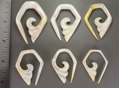 Mother of Pearl BOXY Hanger Organic Jewelry - 2mm - 8mm - Price Per 1 - Painful Pleasures