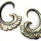Black Mother of Pearl Quixotic Ear Hangers — Price Per 2
