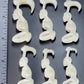 SKELETON Natural Bone Organic Body Jewelry 2mm - 10mm - Price Per 1