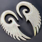 Mother of Pearl ANGEL WINGS Hanger Organic Jewelry - 2mm - 8mm - Price Per 1