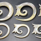 Mother of Pearl LOOPY Hanger Organic Jewelry - 2mm - 8mm - Price Per 1