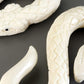 White Snake Bone Hangers — Pick Size — Price Per 2