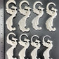 PEACOCK BONE Organic Wholesale Body Jewelry 1.5mm - 8mm - Price Per 1