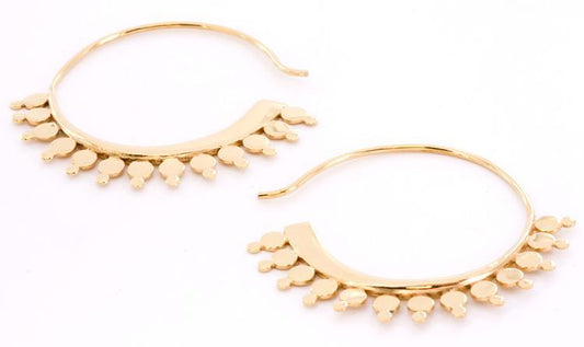 18g Gold Plated Fismo Earrings — Price Per 2