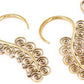 12g BRONZE SERPENTINE Style Earrings - Price Per 2