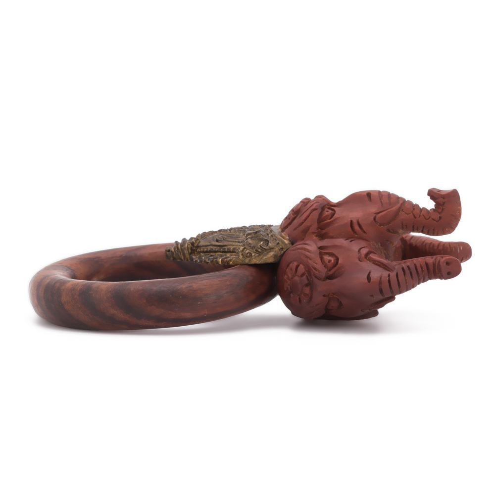 Ganesha Protector Saba and Sono Wood Hanger
