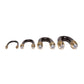 Crystal and Bronze U-Shaped Areng Wood Hanger — Price Per 1