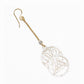 Vesica Pisces Mother of Pearl Jeweled Earrings
