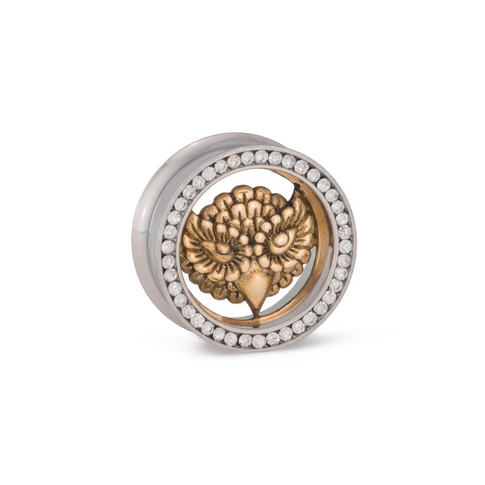 Brass Owl Insert Only with Insert-Ability Plug