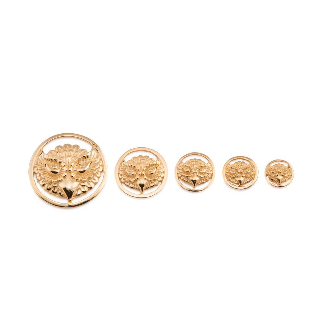Gold Plated Brass Owl Insert Only – Price Per 1