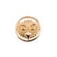 Gold Plated Brass Owl Insert Only - Price Per 1