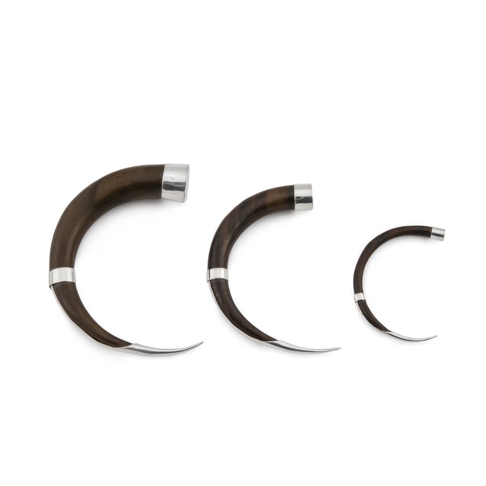 Silver Accented Sono Wood Talon – Pair
