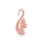 6g Rose Gold Plated Ear Weights Pair