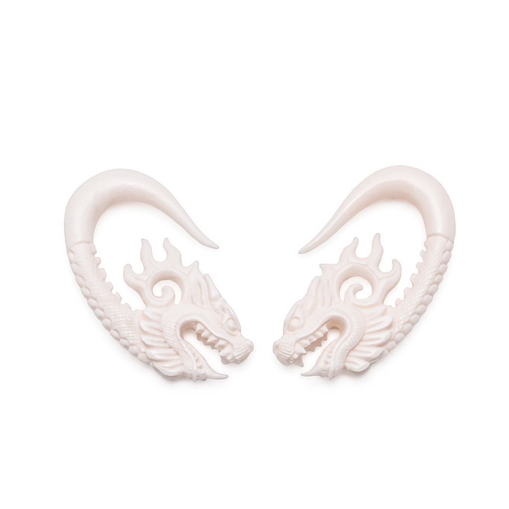 Carved Dragon Bone Hanger