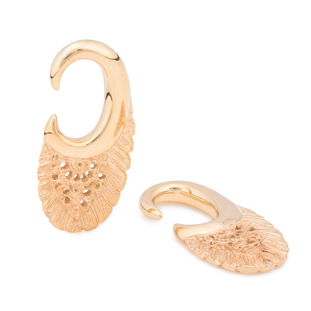 2g Hawk Wing Gold Ear Weights
