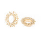 Gold Plated Floral Energy Plug