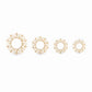Gold Plated Floral Energy Plug — Pair