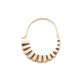 14g Curved Arc Rustic Bronze Earrings — Price Per 2