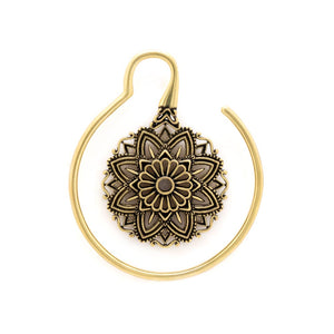 10g Mandala Brass Hanger Earrings — Price Per 2 - Painful Pleasures