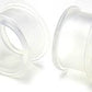Clear Silicone Tunnel by Kaos Softwear — 0g up to 1" — Price Per Pair