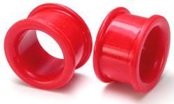 Red Silicone Tunnel by Kaos Softwear — 4g up to 2" — Price Per 1