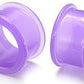 Translucent Purple Silicone Tunnel by Kaos Softwear — 4g up to 2" — Price Per 1