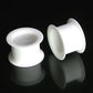 White Silicone Tunnel by Kaos Softwear — 0g up to 5/8" — Price Per 1