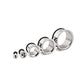 Single Bigger Flared Stainless Steel Earlets 8g - 1" - Size Examples