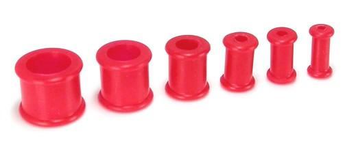 Red Silicone Plugs Size Chart